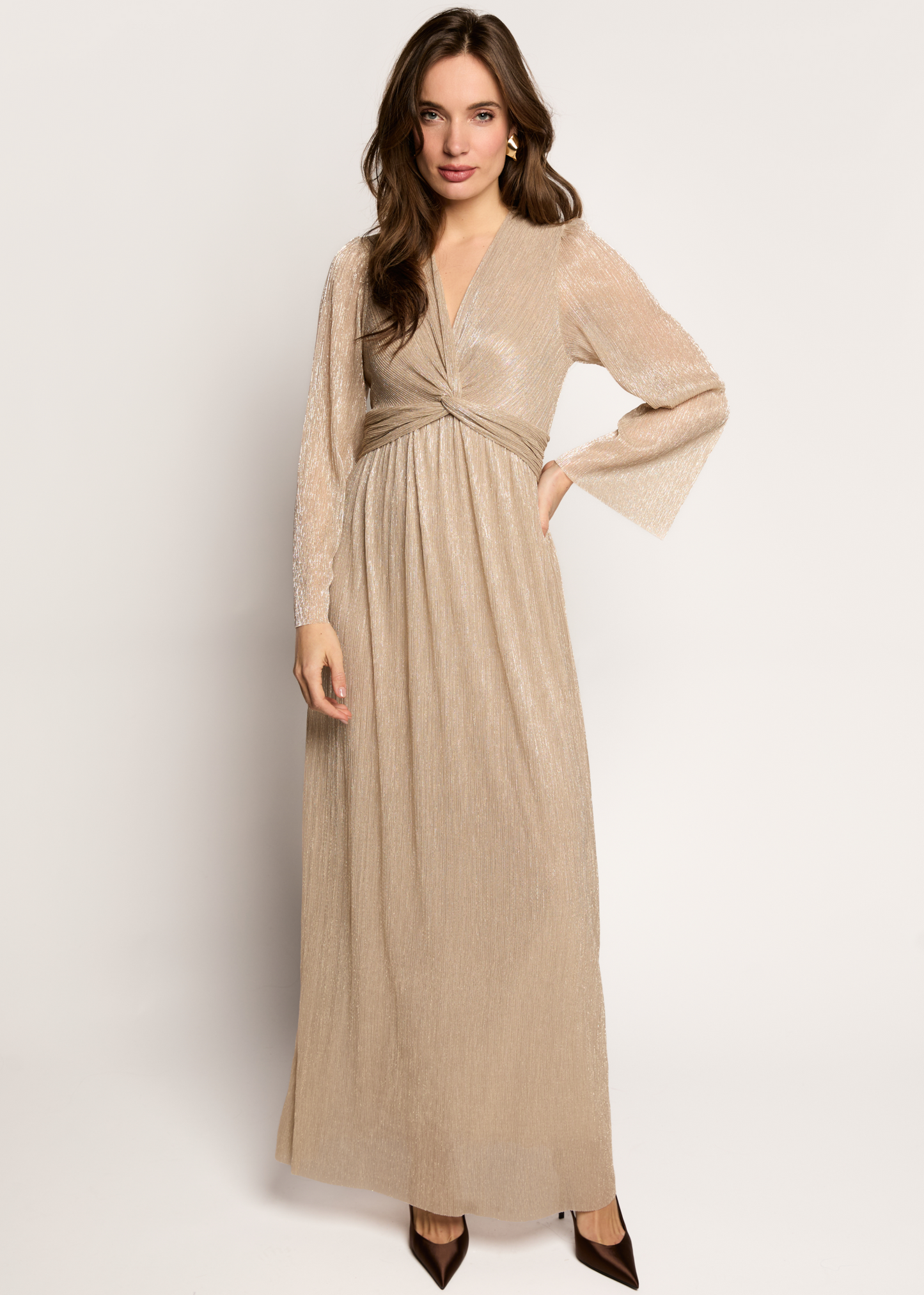 Dreena Maxi Jurk - Sophisticated Gold
