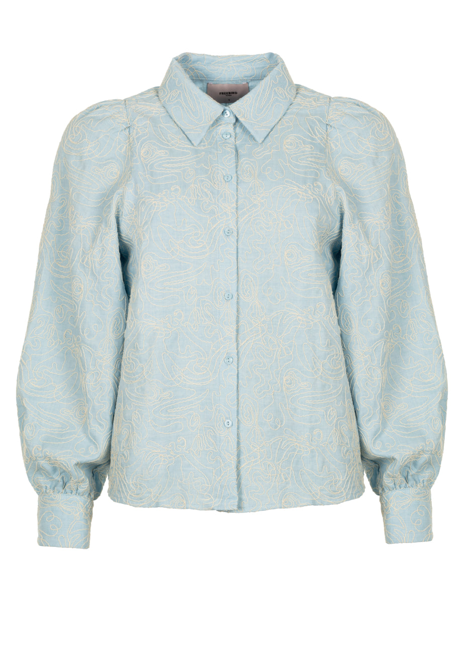 Benda Blouse licht blauw