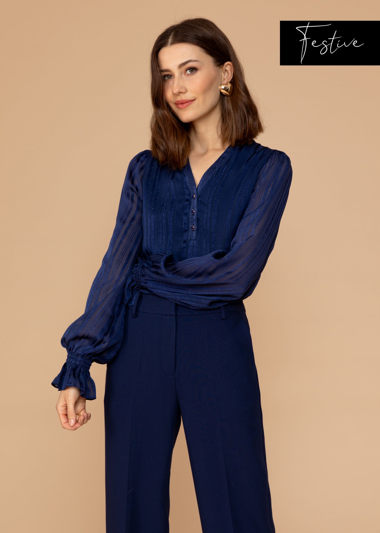 Borret Blouse Blue depths