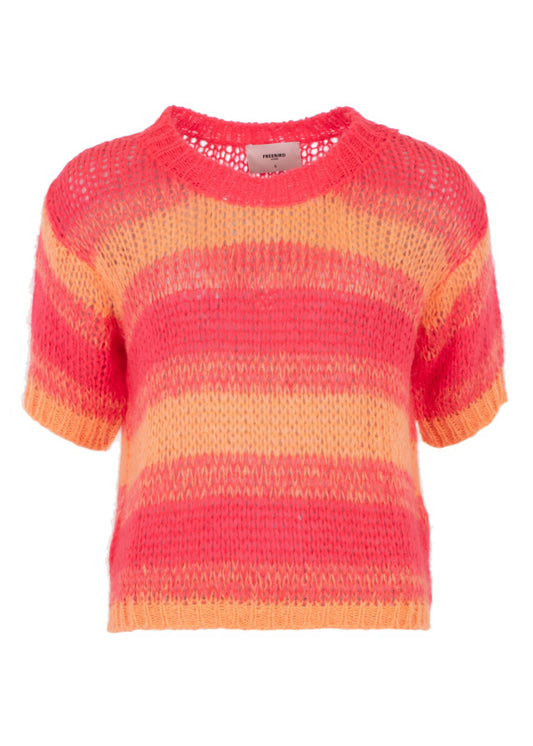 Kirsty Ss Pull Over Melon-Pink