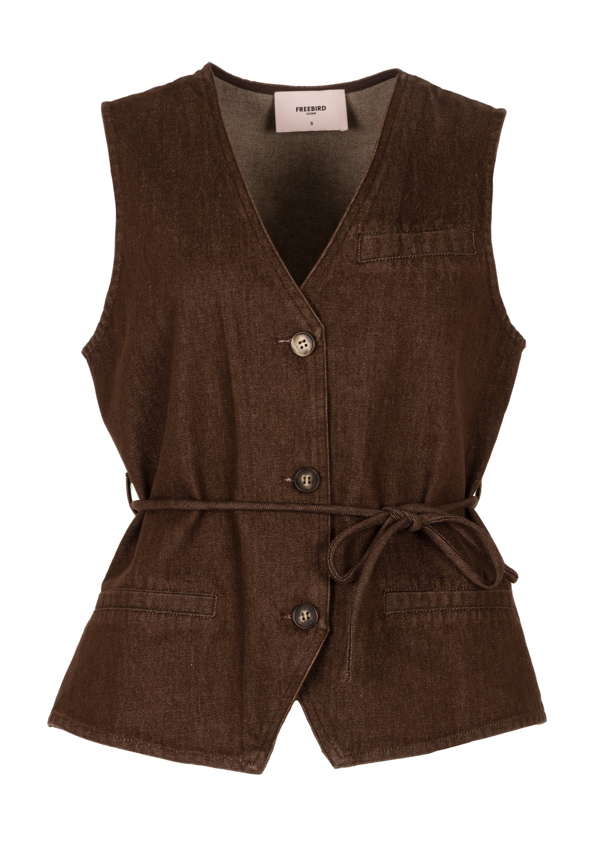 Giselle Gilet - Dark Chocolate