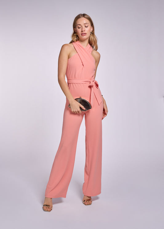 Janne Sleeveless Jumpsuit - Melon