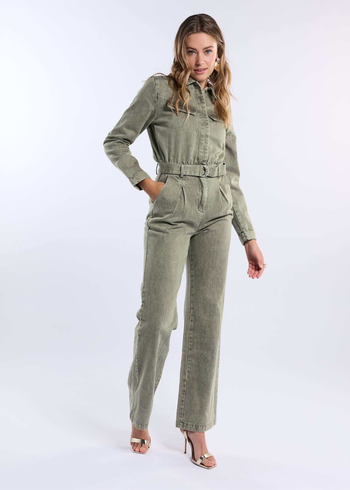 Jody Jumpsuit - Olive Green