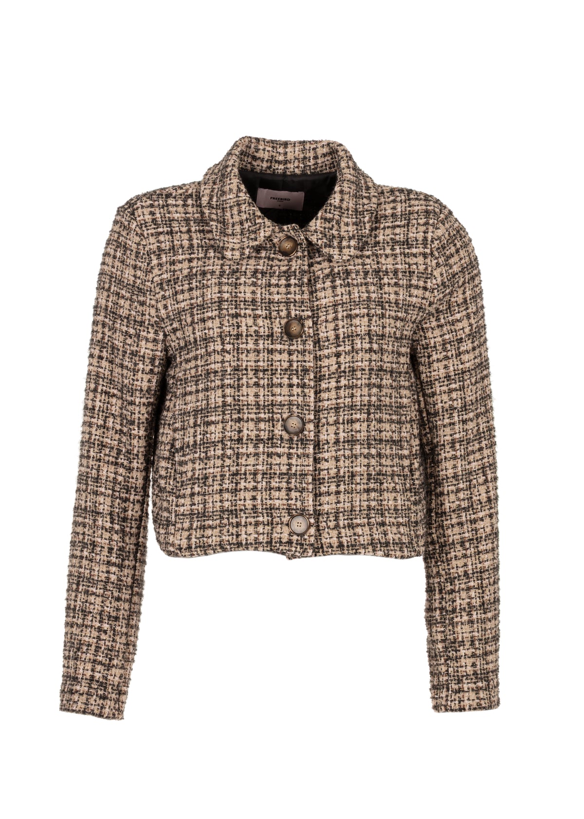 Jana Boucle Jasje - Caramel Boucle