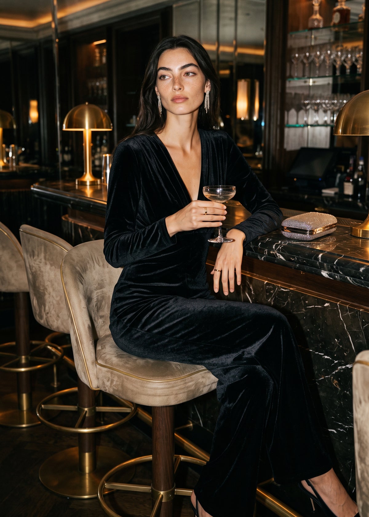 Janina Jumpsuit - Zwart