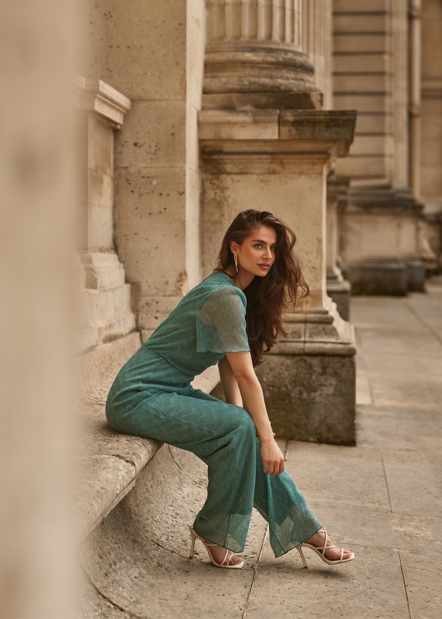 Jara Jumpsuit Sea green