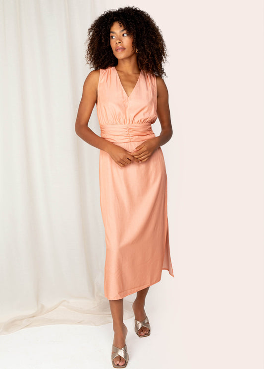 Joani Midi Dress Sugar coral