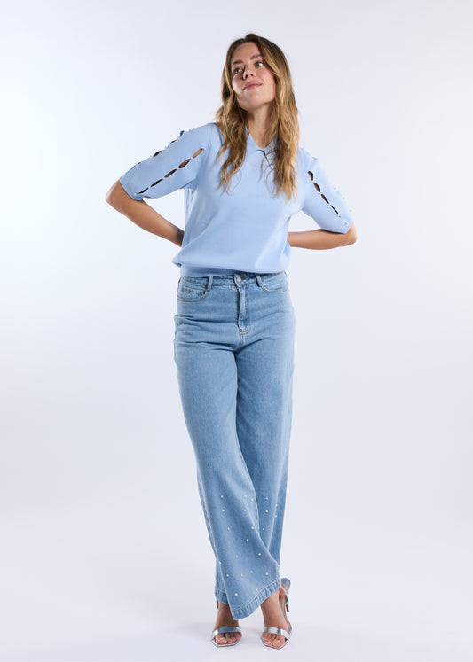 Kenzie Top Provence Blue