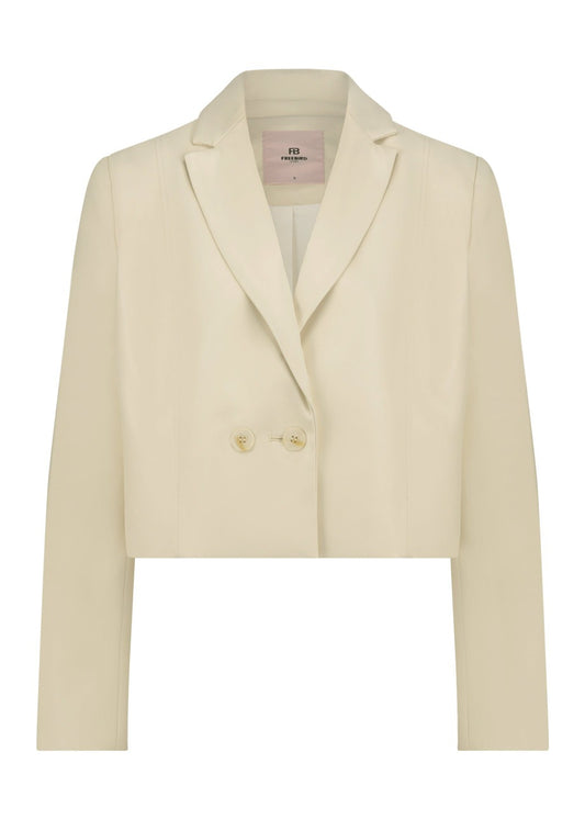 Kendris Pu Blazer Off White