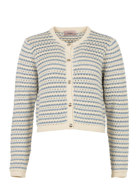 Kyera Ls Cardigan Ice blue
