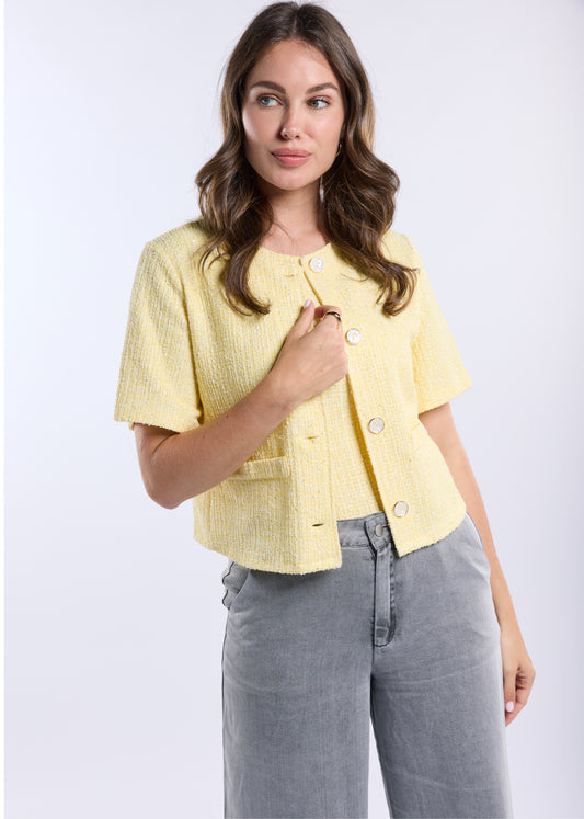 Liselotte Jacket Ss Butter Yellow