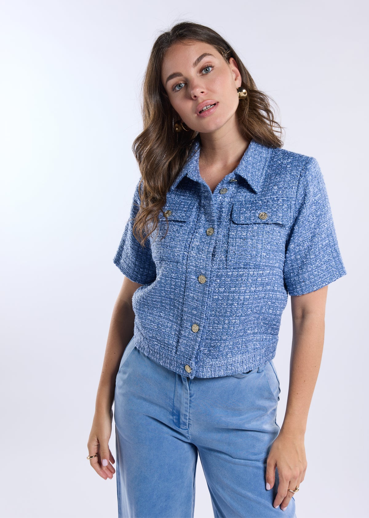 Lourdes Jacket - Provence Blue