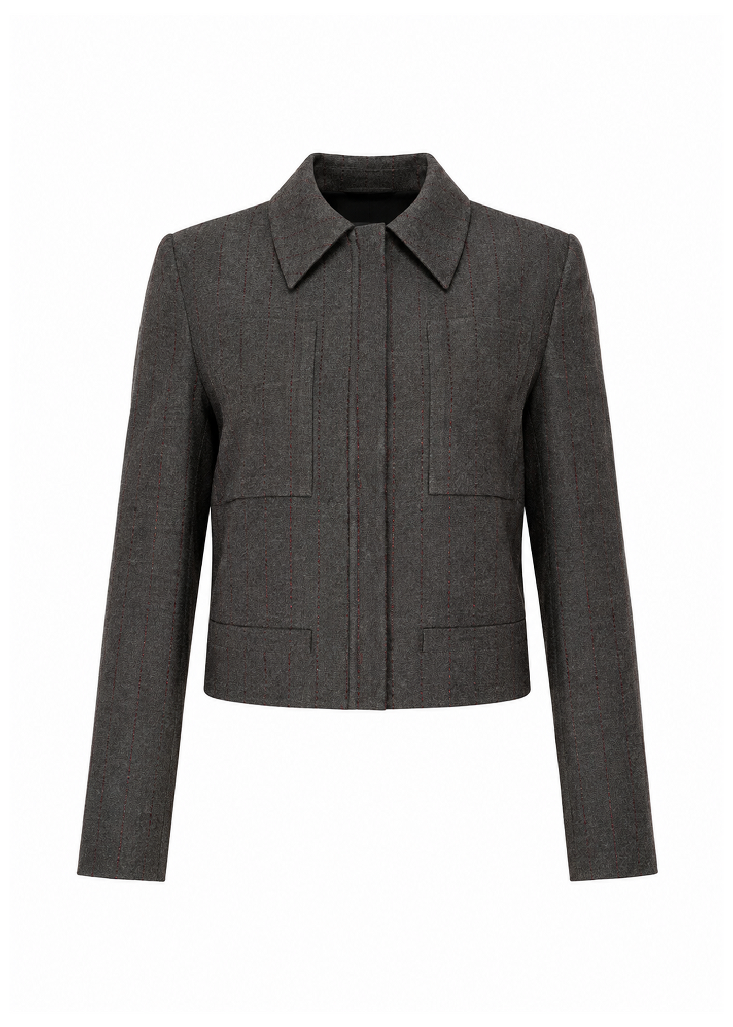 Laika Jacket - Luxury Grey Stripe