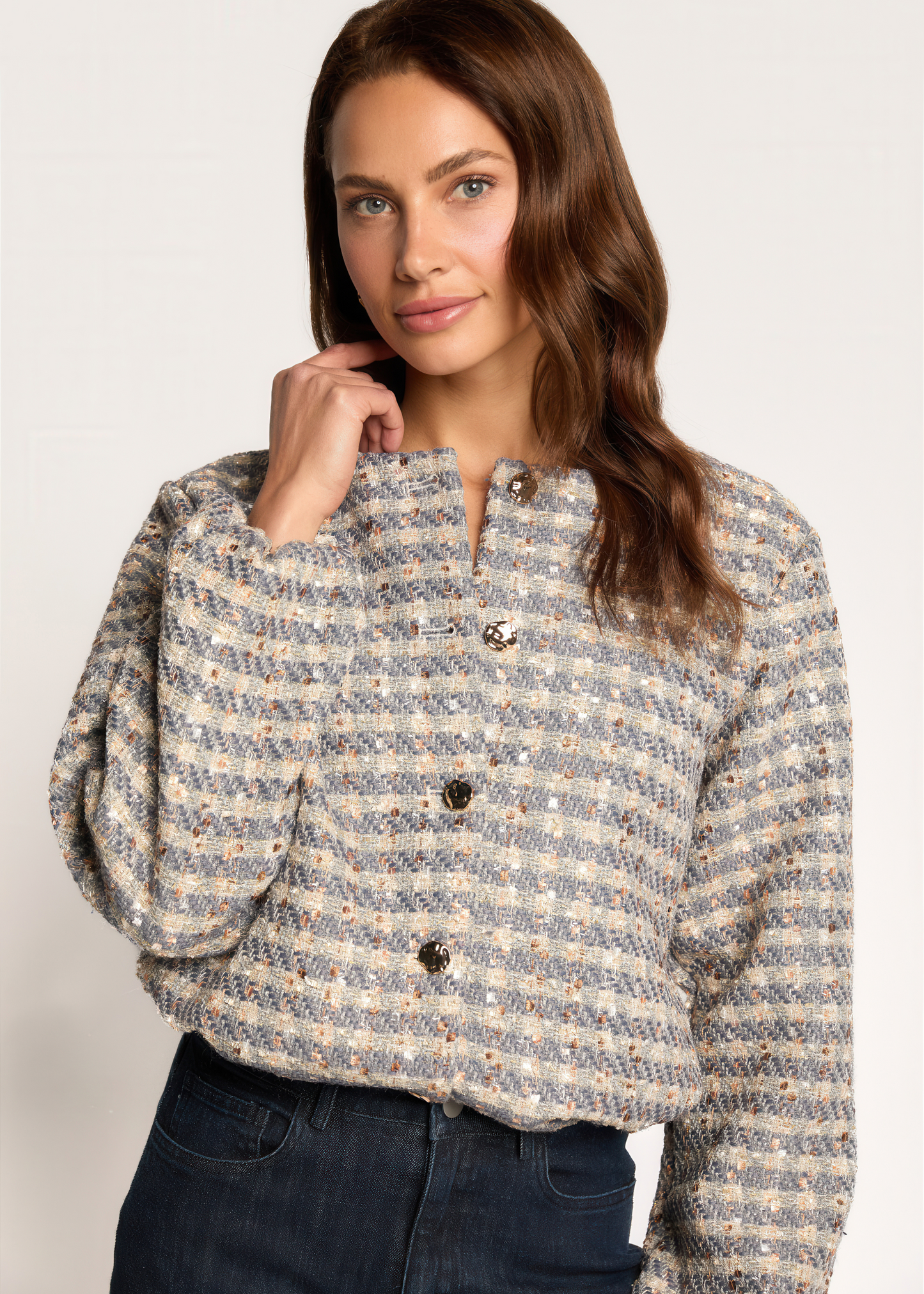 Lale Boucle Lurex Jasje - Multi Cinnamon