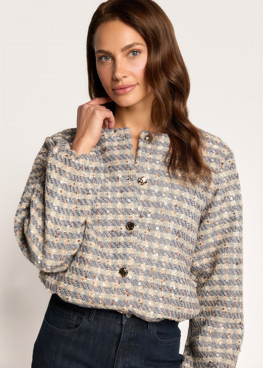Lale Boucle Lurex Jasje - Multi Cinnamon