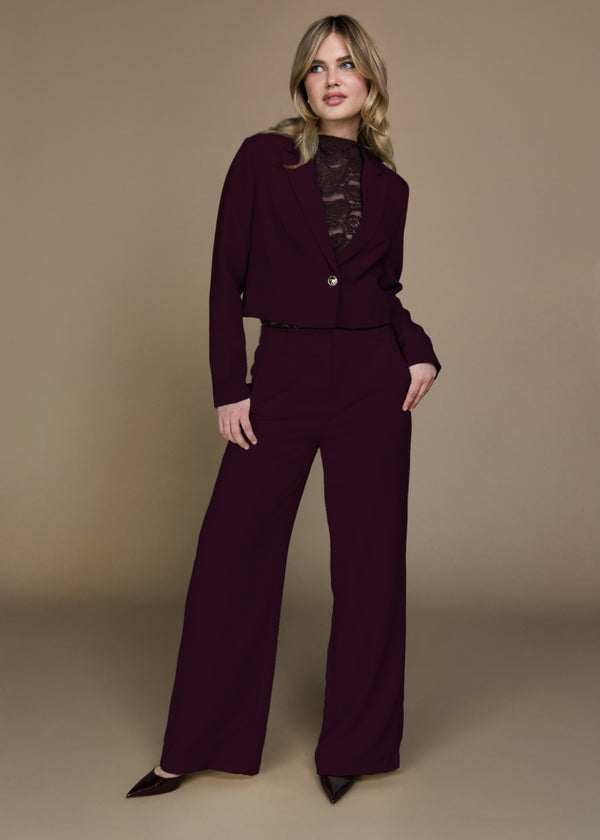 Lena Blazer - Dark Cherry