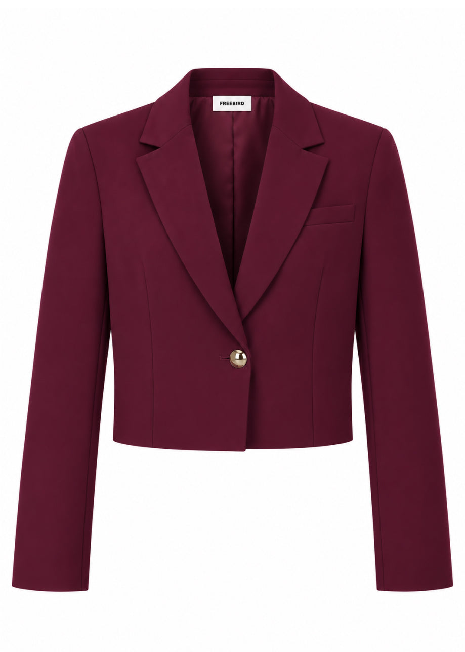 Lena Blazer - Dark Cherry