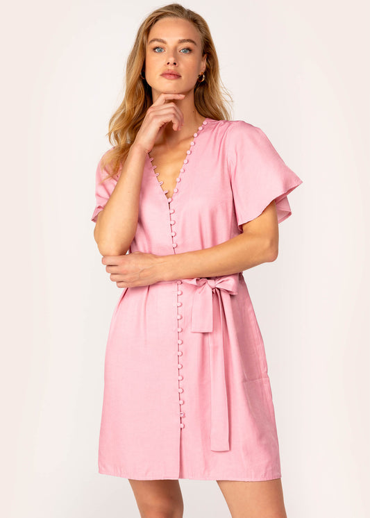 Leora Mini Dress Light pink