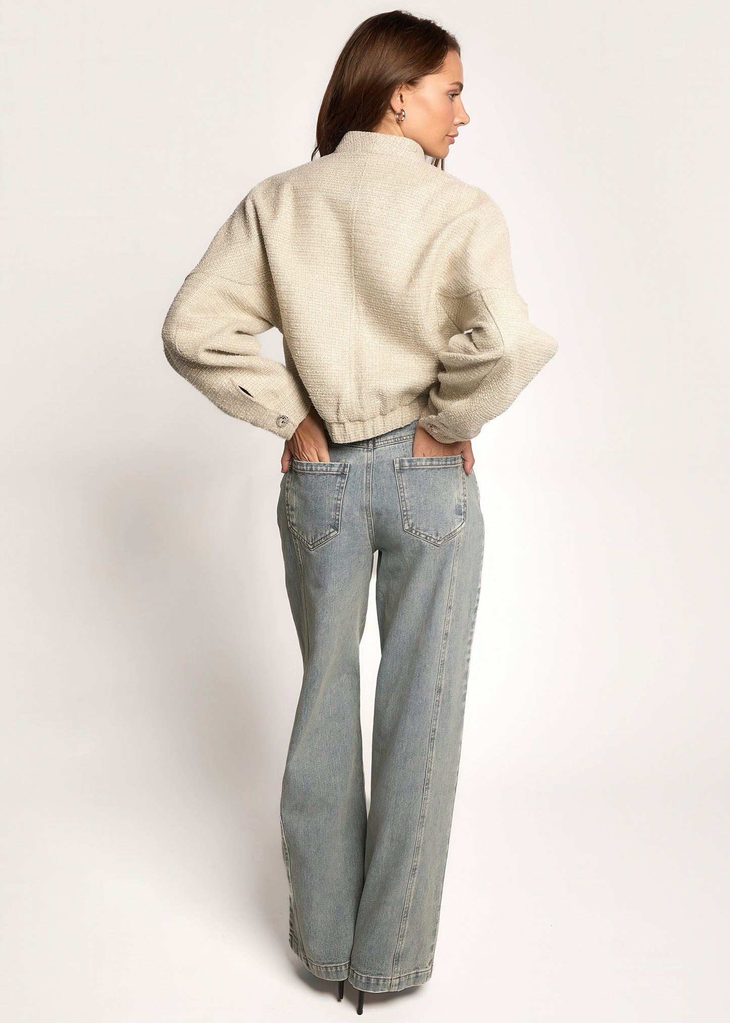 Lesly Boucle Jasje - Light Caramel