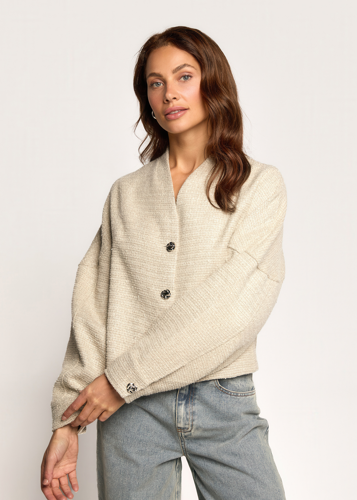 Lesly Boucle Jasje - Light Caramel