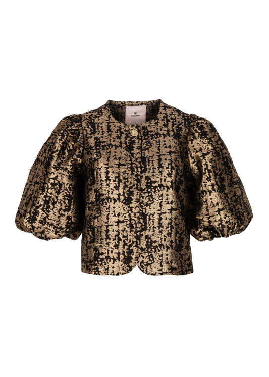 Livia Blouse Black/Gold