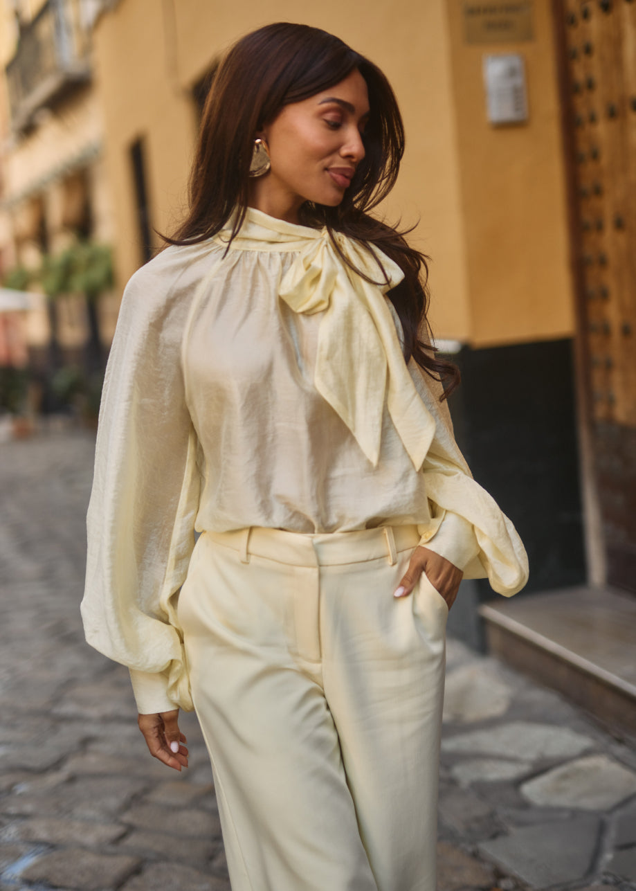 Bambina Blouse Butter Yellow