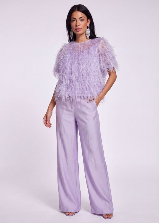 Lolani Wide Pants - Lilac Dream