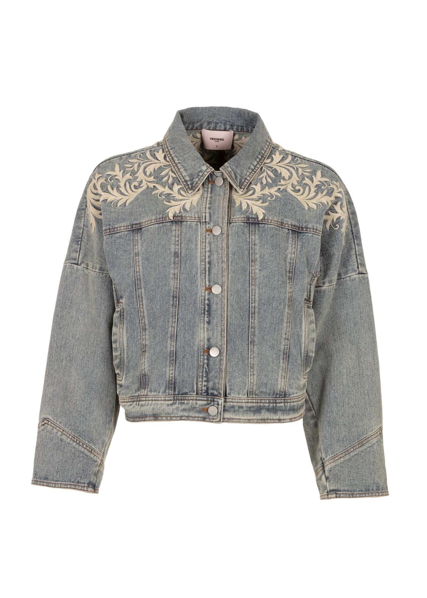 Lune Denim Jasje - Dirty Blue