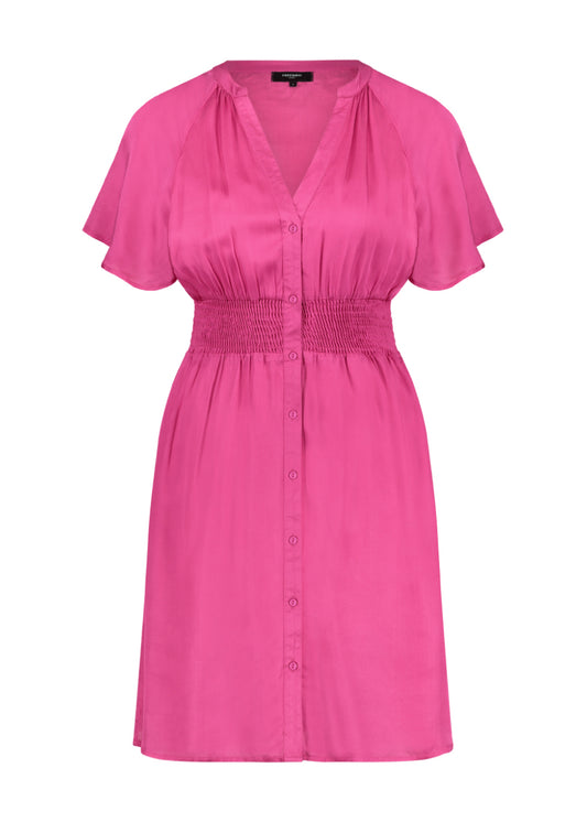 Mae Dress Mini Fuchsia