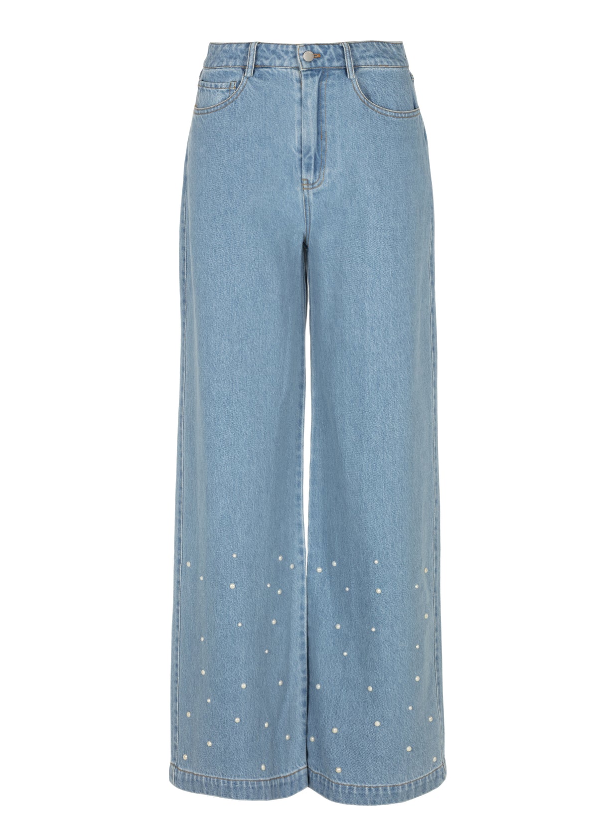 Melody Wide Pants - Light Blue