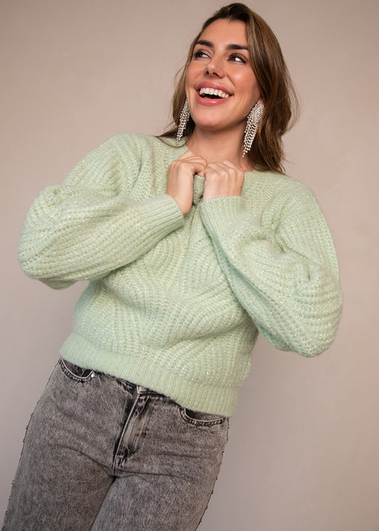 Kathleen Pull Sweater Sage green