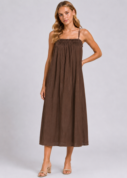 Dolce Dress - Golden Cacao