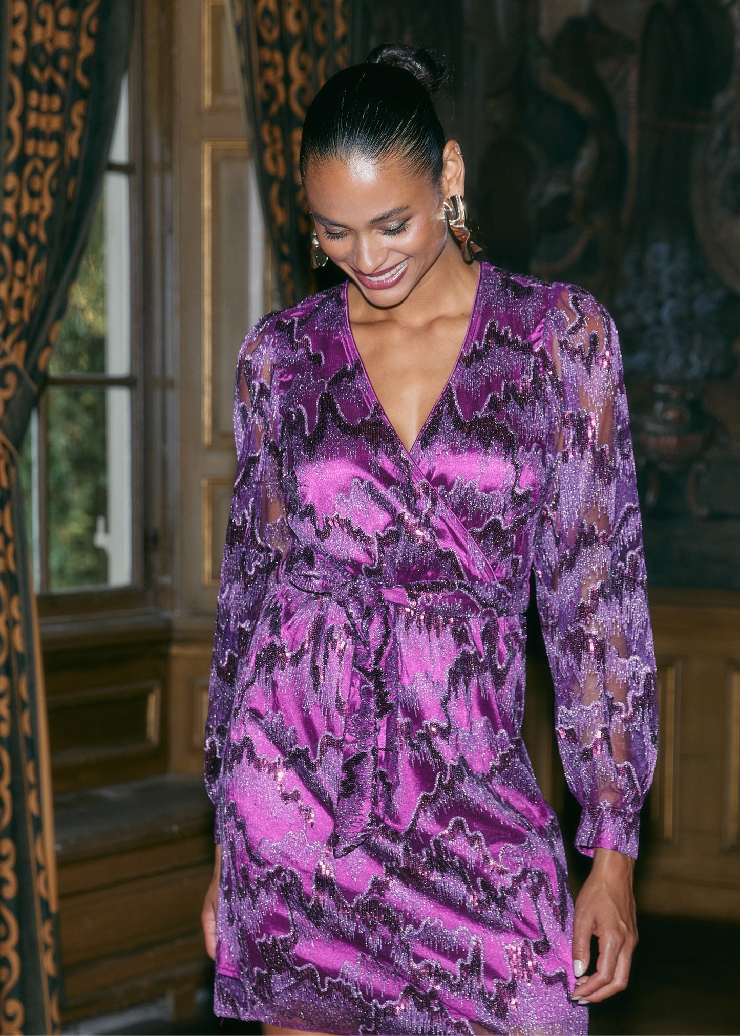 Dieke Dress Purple orchid