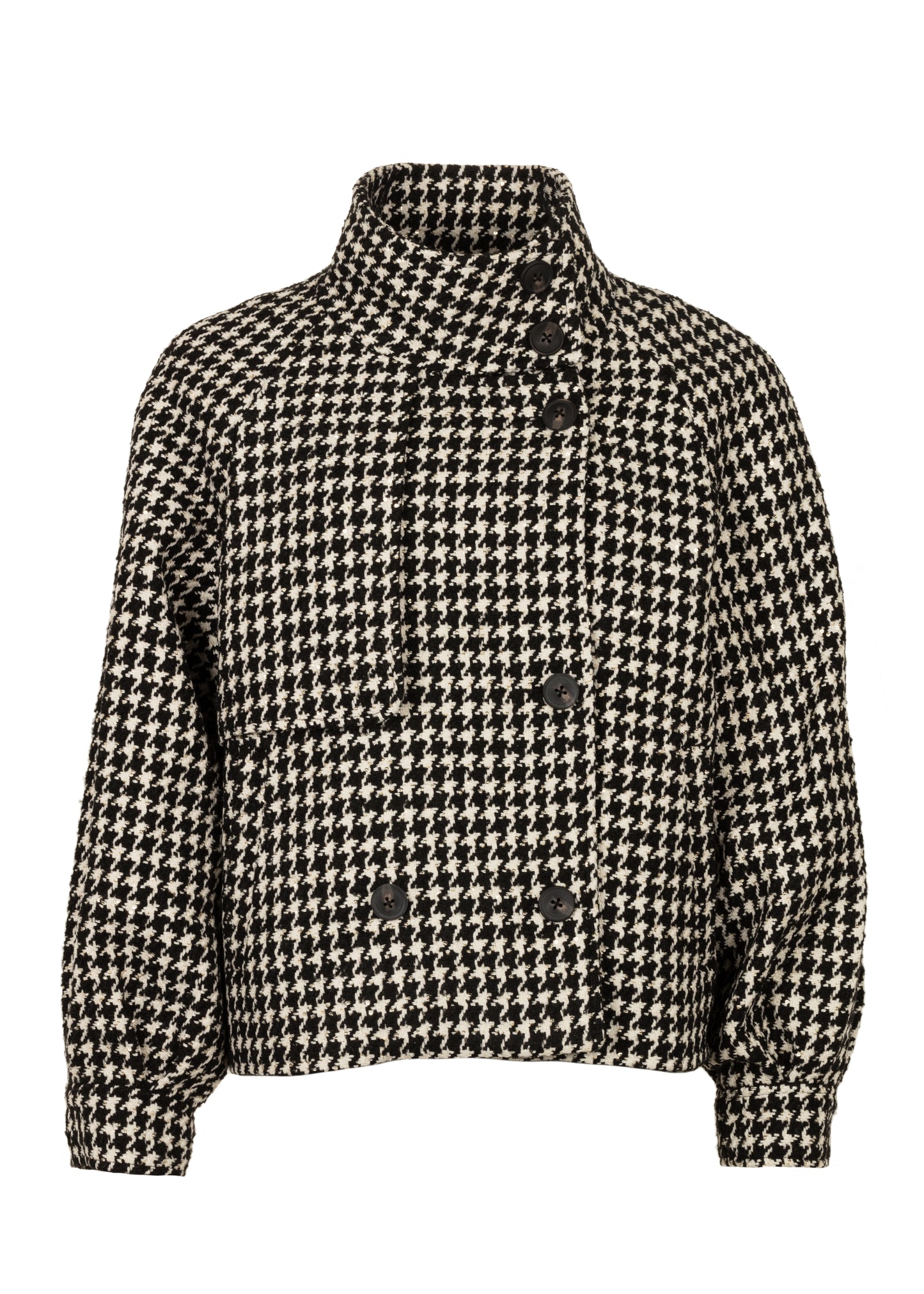 Ondina Coat Black/Off-white
