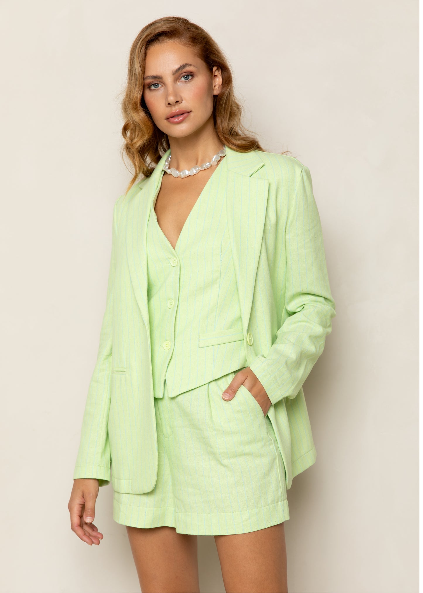 Giovanna Gilet Paradise green