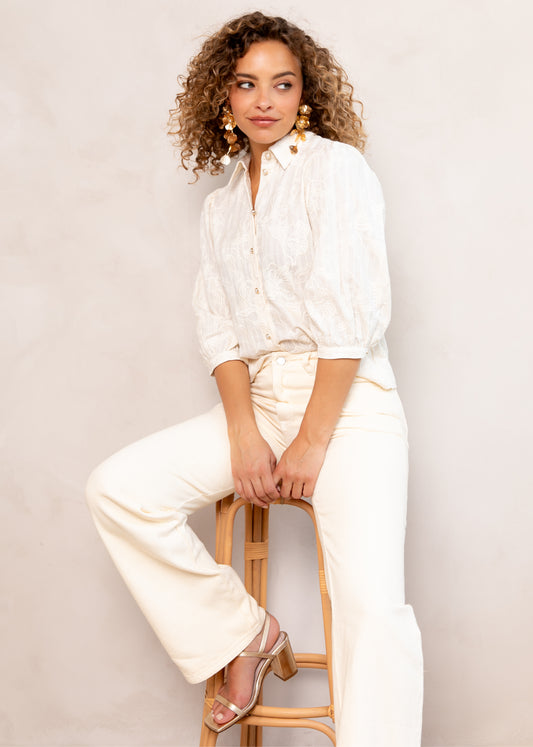 Baudine Blouse Off-white