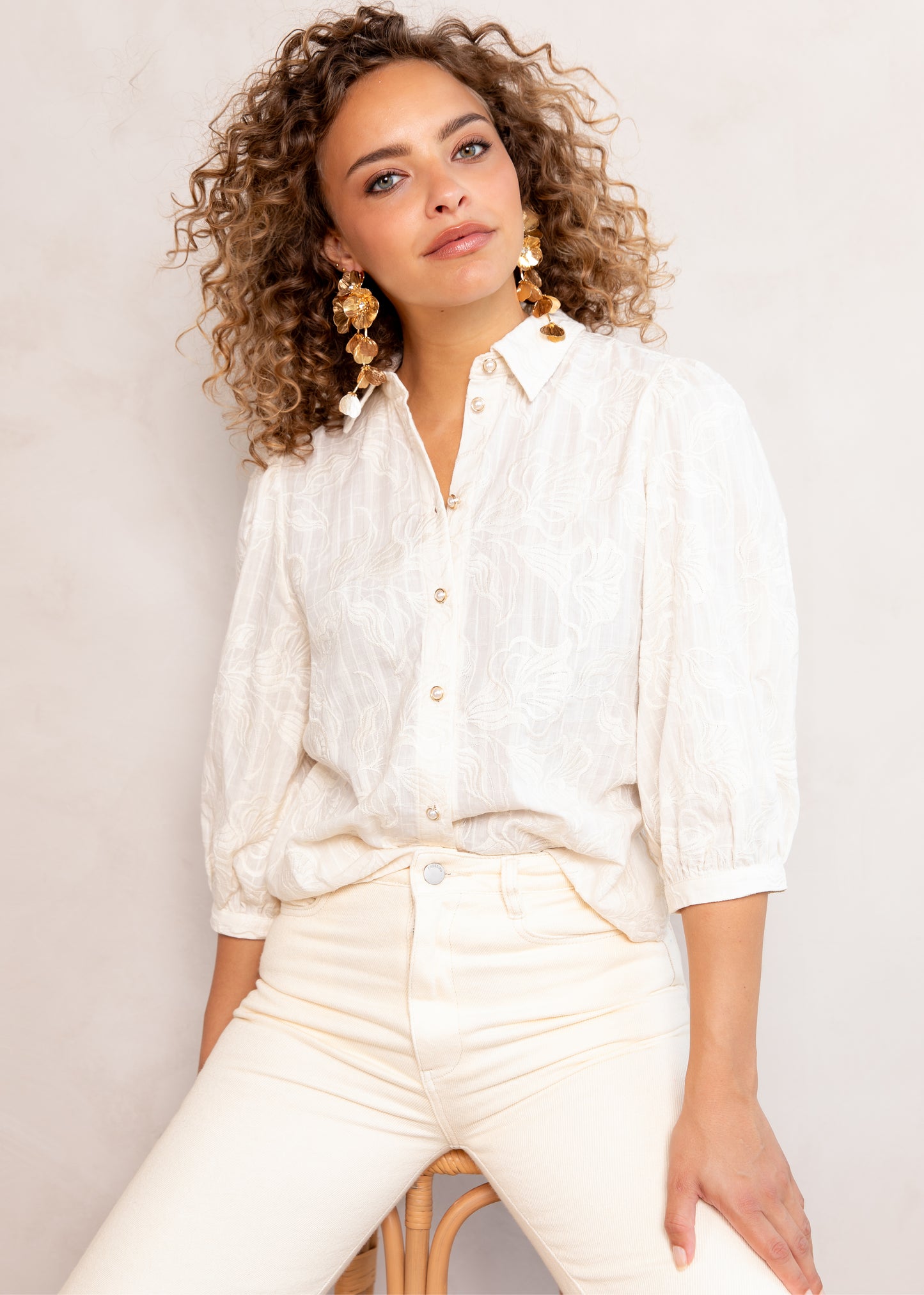 Baudine Blouse Off-white