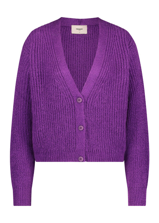 Parker Cardigan Pop Purple