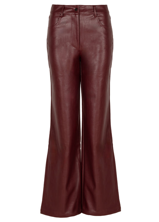 Patty Wide Pants Wine red