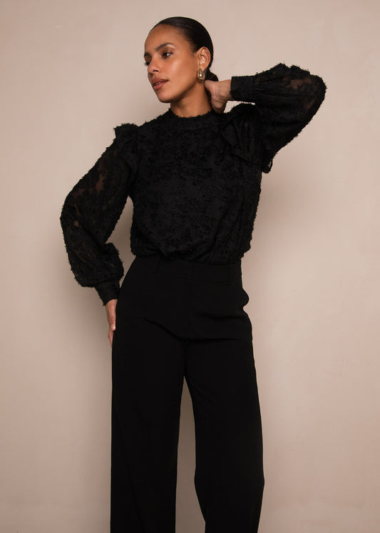 Bambie Blouse Zwart