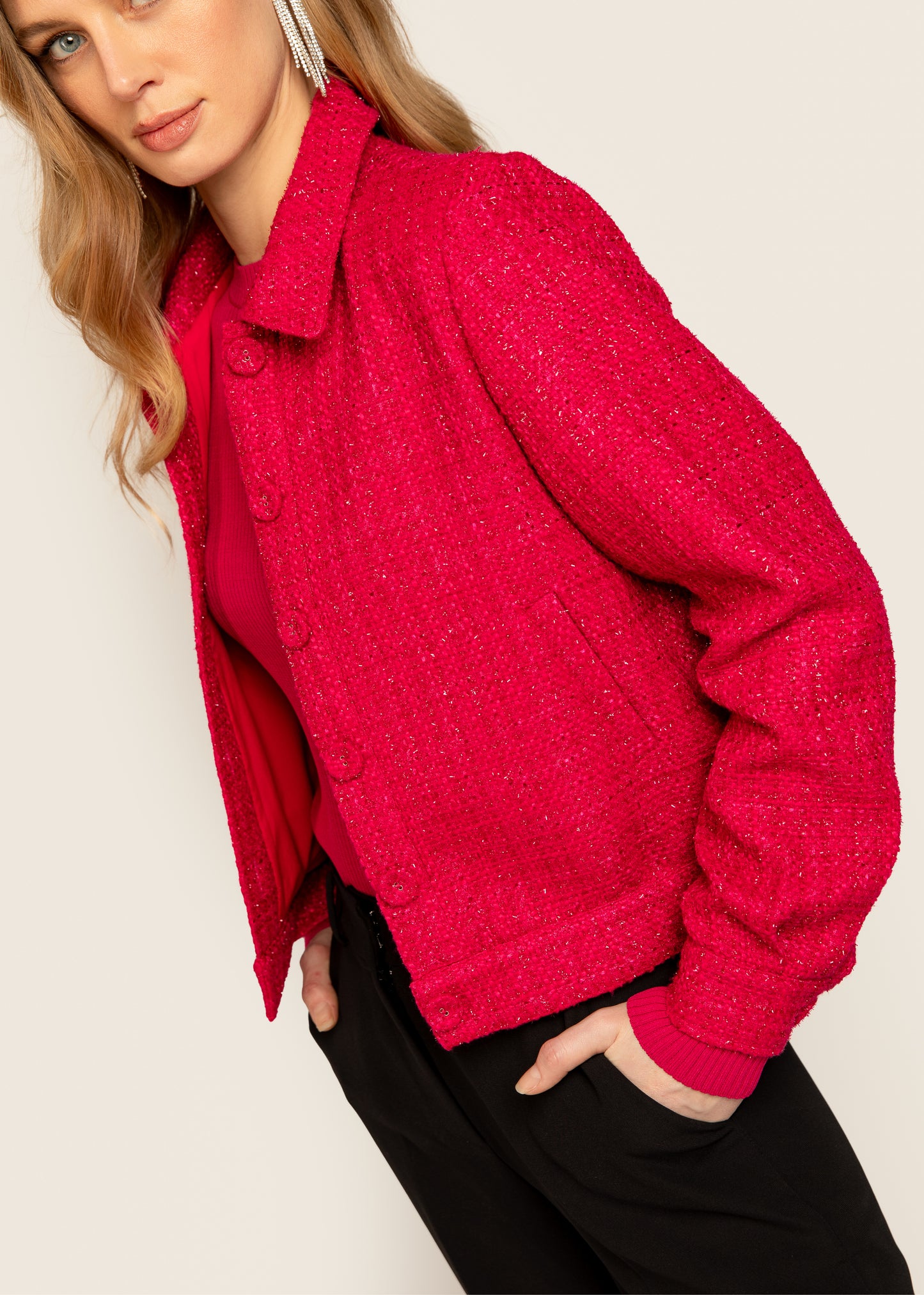 Lisette Blazer Cerise