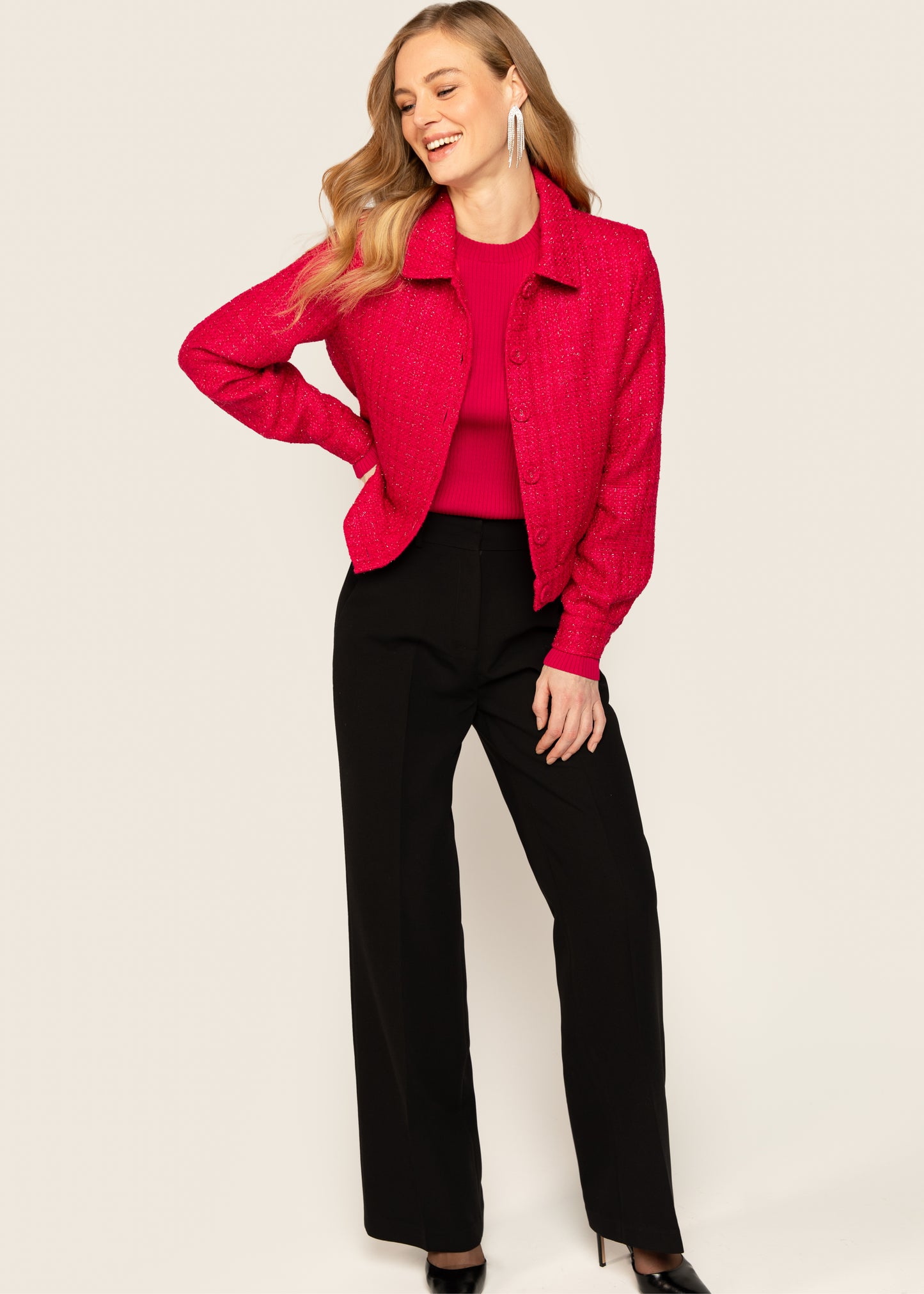 Lisette Blazer Cerise