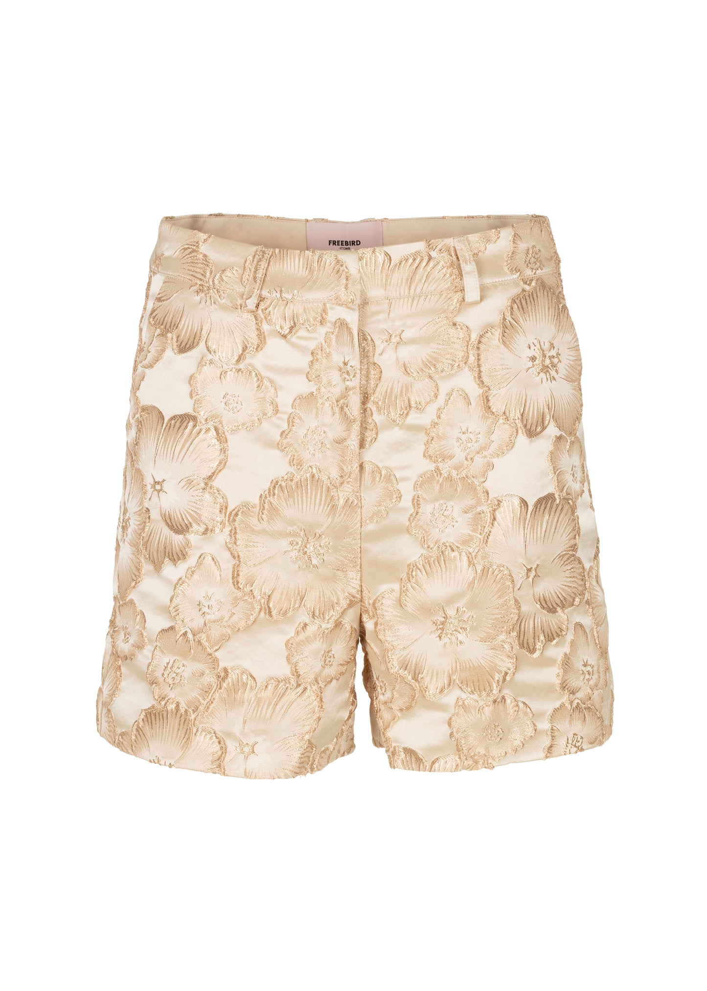 Plume Jacquard Shorts - Sandy Beach