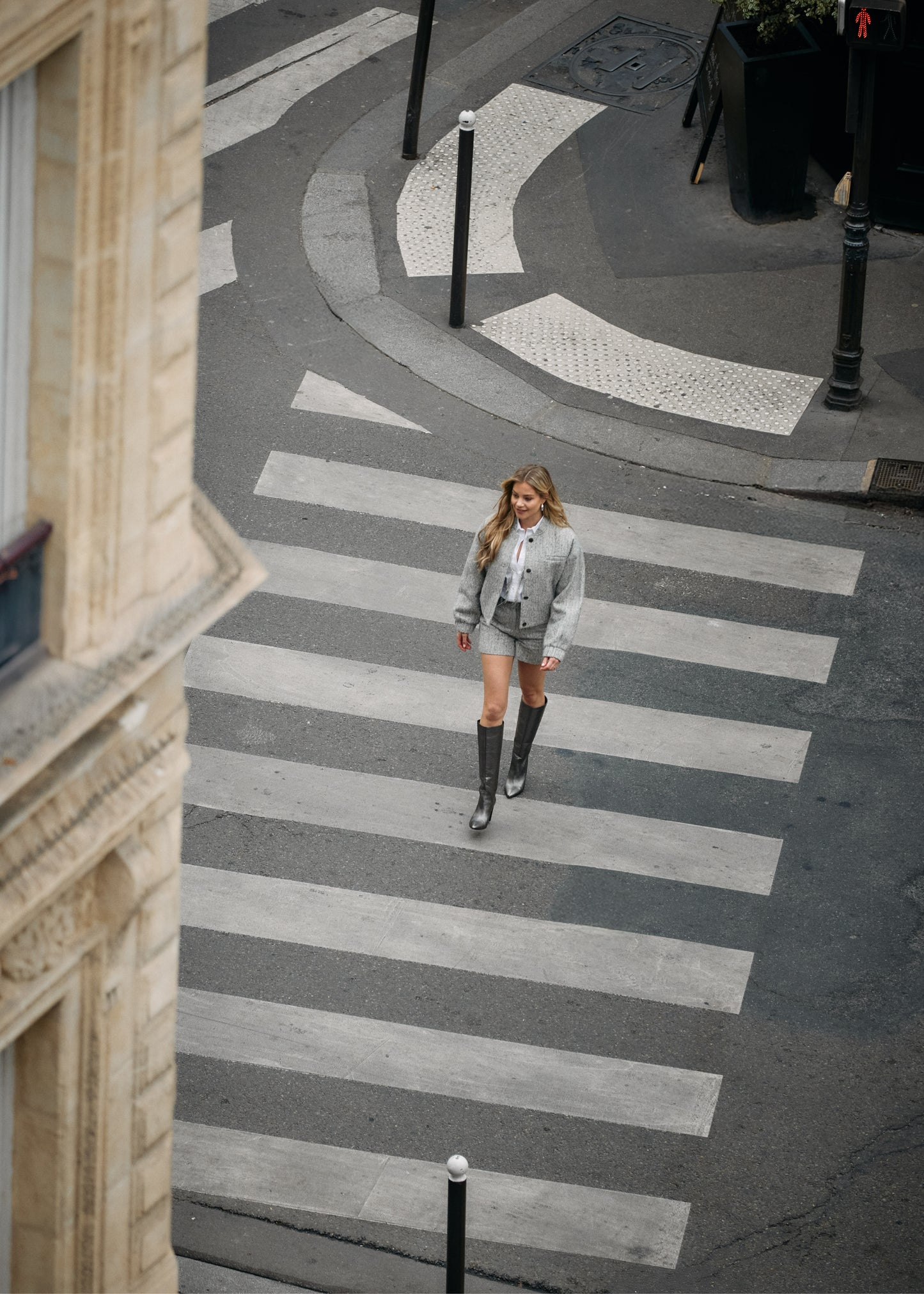 Lola Jacket Silver Grijs