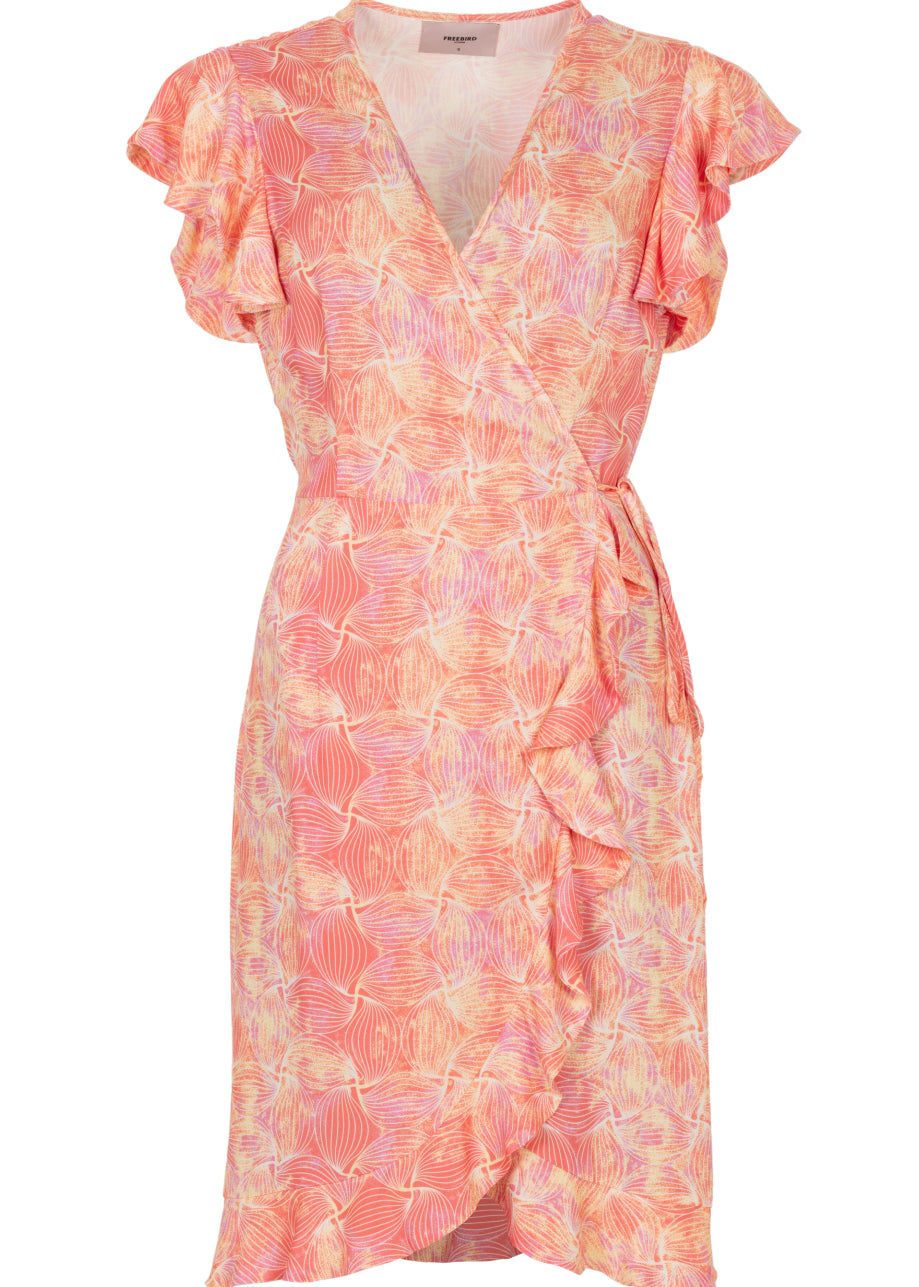 Rosy Dress Coral flower
