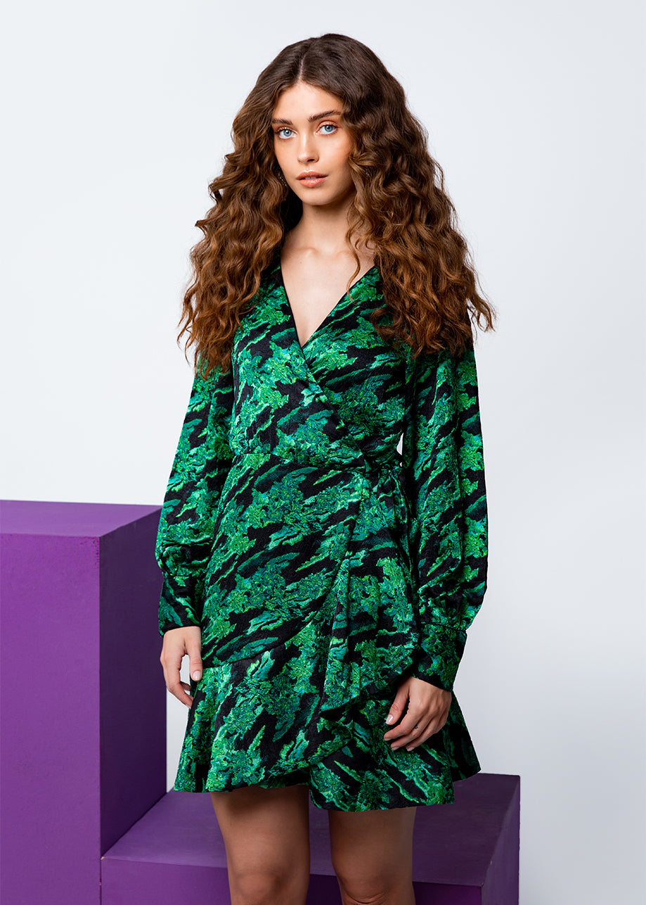 Rowenda Dress Floral Green