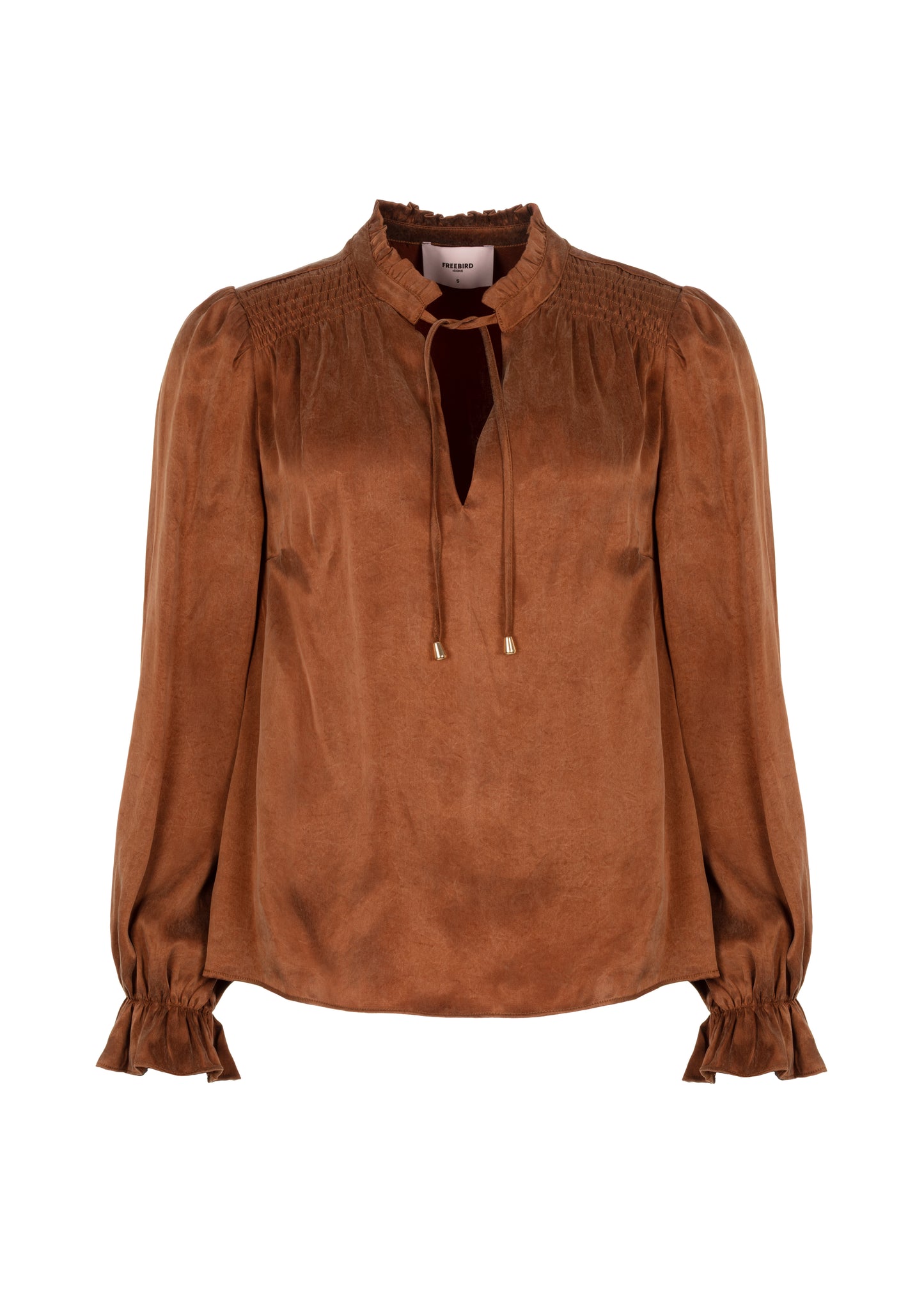 Sunday Flowy Blouse - Cinnamon