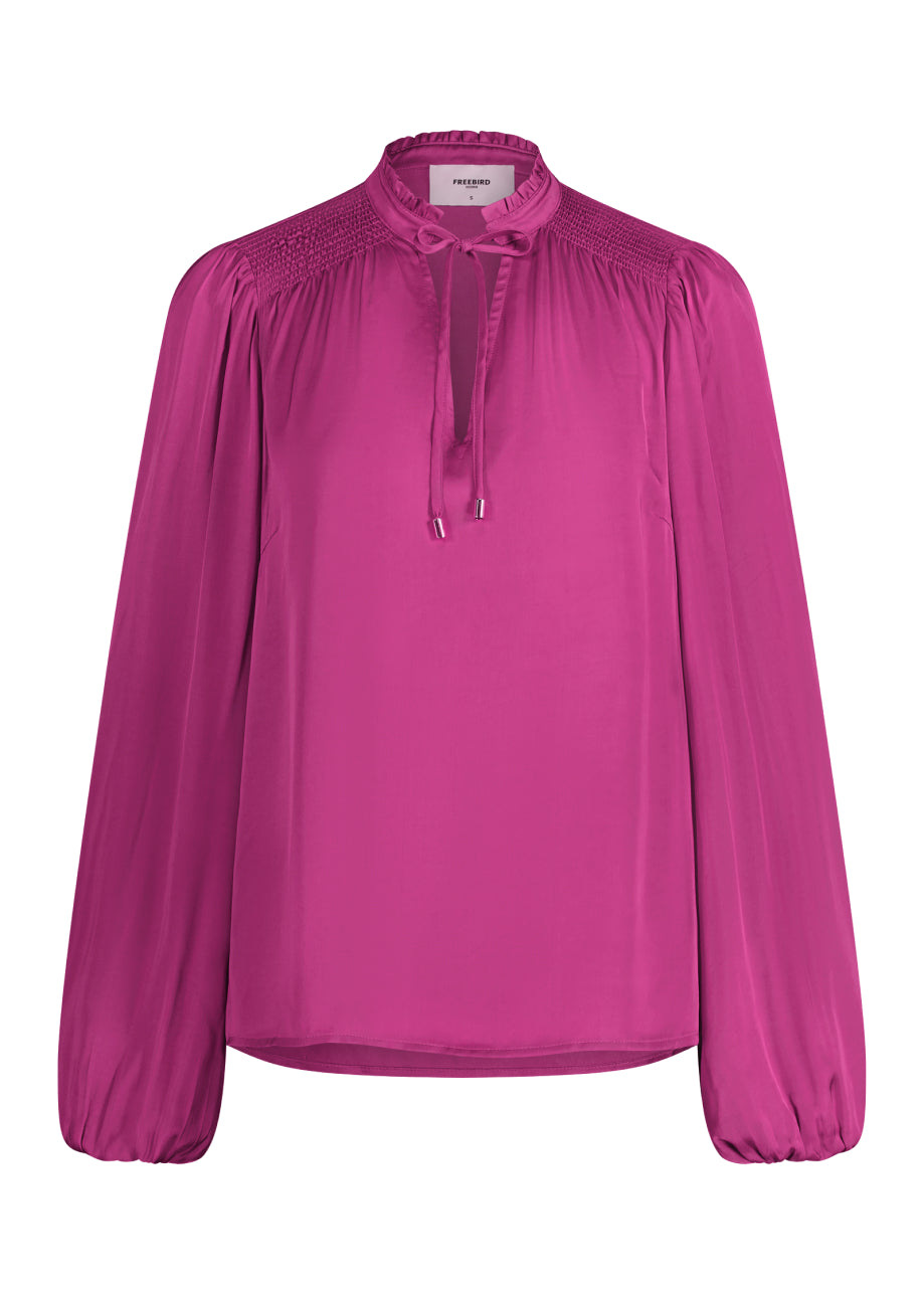 Sunday Blouse Berry Pink