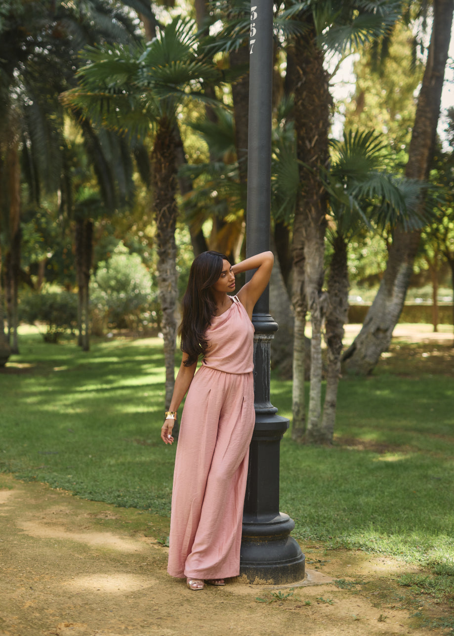 Tona Sleeveless Top - Powder Blush