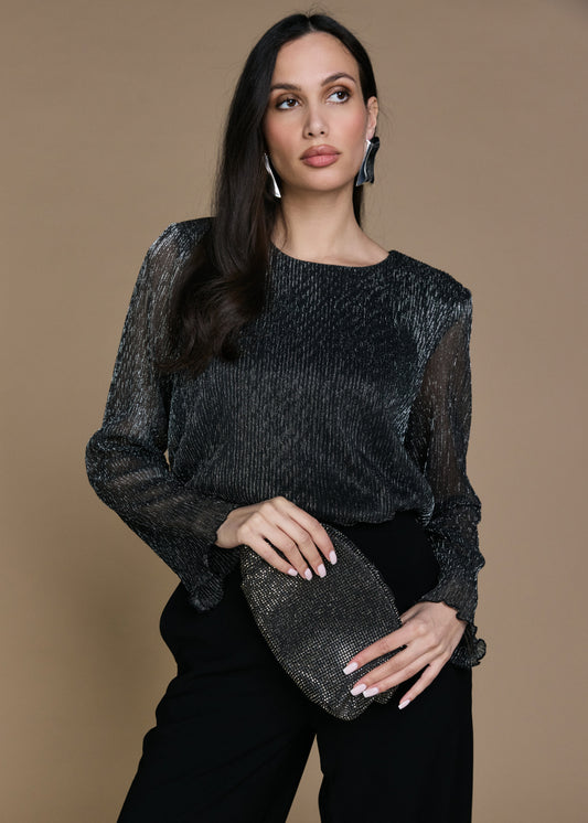 Tamia Top - Black Silver